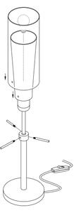 EGLO 89835 - Επιτραπέζια λάμπα PINTO 1xE27/60W/230V