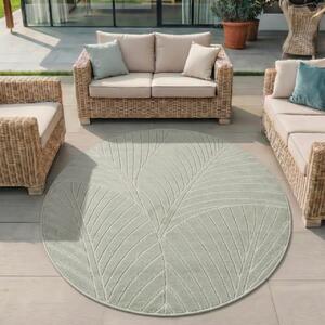 Covor Rotund NOVA V3 Verde 80x80 cm