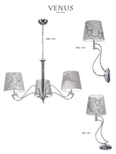 JUPITER 1289-VS5 - Κρεμαστό φως VENUS 5xE27/60W