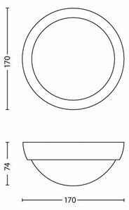 Philips 17304/30/16 - Φως εξωτερικού χώρου LED MYGARDEN EAGLE 1xLED/3,5W IP44