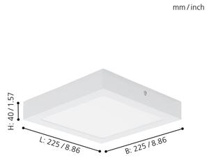 Eglo 94077 - Φως οροφής LED FUEVA 1 LED/16,47W/230V