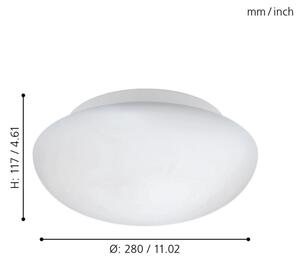 Eglo 81636 - Φως οροφής ELLA 1xE27/60W/230V