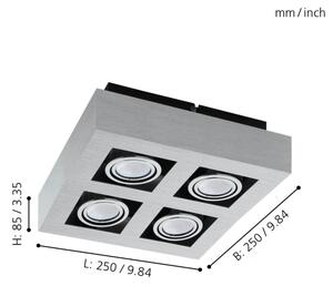 Eglo 91355 - Φως οροφής LED LOKE 1 4xGU10-LED/5W/230V