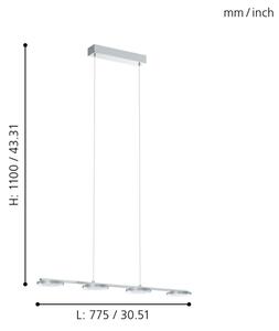 Eglo 94245 - Κρεμαστό φως LED CARTAMA 4xLED/4,5W/230V