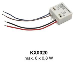 Kanlux 23100 - Φως νυκτός LED SOLA 1xLED/0,8W/12V