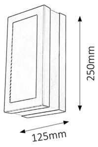 Rabalux 8170 - Φως τοίχου εξωτερικού χώρου STUTTGART 1xE27/14W/230V IP44