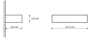 Φωτιστικό τοίχου CEGIELKA 1xE14/12W/230V γύψινο/λευκό