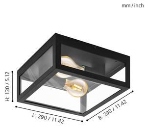 Eglo 94832 - Φως εξωτερικού χώρου ALAMONTE 1 2x60W IP44