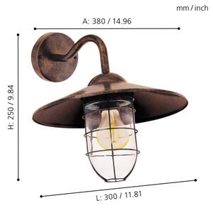 Eglo 94863 - Φως εξωτερικού χώρου MELGOA 1xE27/60W/230V IP44