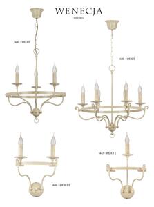 Jupiter 1447 - Φως τοίχου WENECJA 1xE14/40W/230V