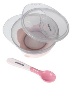 Φαγητοδοχείο & Κουτάλι 250ml Kikka Boo Pink