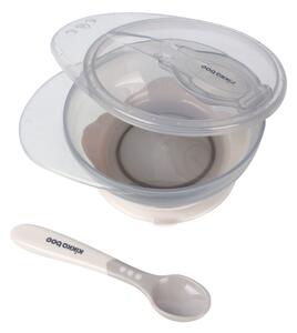Φαγητοδοχείο & Κουτάλι 250ml Kikka Boo Beige