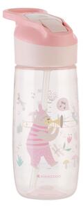 Παγούρι 450ml Με Καλαμάκι Kikka Boo Music Fest Clear Pink