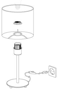 Eglo 95726- Επιτραπέζια λάμπα PASTERI 1xE14/40W/230V