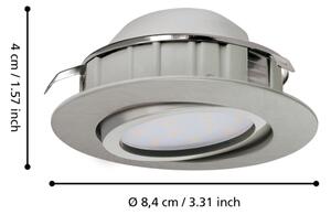 Eglo 95853 - ΣΕΤ 3x Κρεμαστό φως οροφής LED PINEDA 1xLED/6W/230V