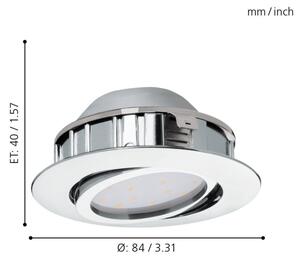 Eglo 95848 - Κρεμαστό φως οροφής LED PINEDA 1xLED/6W/230V