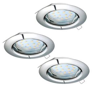 Eglo 94236 - ΣΕΤ 3x Κρεμαστό φως οροφής LED PENETO 3xGU10-LED/3W/230V