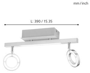 Eglo 96179 - Φωτιστικό σποτ CARDILLIO 2xLED/3,2W + LED/3,3/230V