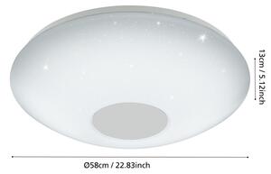 Eglo 95973 - Φως οροφής dimmer LED VOLTAGO 2 LED/30W/230V