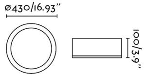 FARO 63399 - Φωτιστικό οροφής μπάνιου KAO LED/35W/230V IP44