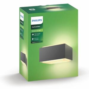 Philips 17337/93/PN - Φως τοίχου εξωτερικού χώρου MYGARDEN HEDGEHOG 1xE27/42W/230V IP44