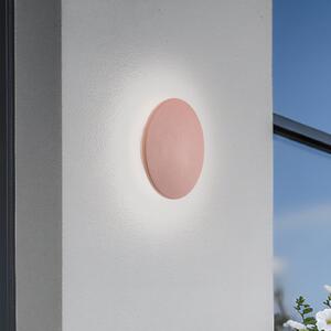 Nowodvorski Lighting LED φωτιστικό τοίχου Aria M, κεραμιδί, αλουμίνιο, Ø 18 cm, Κόκκινο, Αλουμίνιο