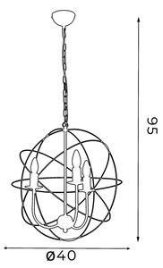 Πολύφωτο GLOBE 3 3xE14/60W λευκό