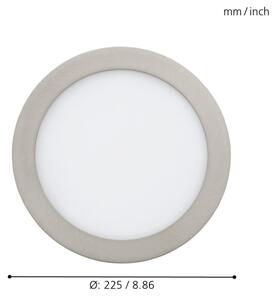 Eglo 96676 - LED RGB Χωνευτό φωτιστικό οροφής με dimmer FUEVA-C LED/15,6W/230V