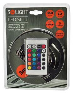 Solight WM55 - Φωτοταινία LED με τηλεχειριστήριο 7,2W/12V 3m