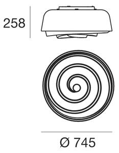 Linea Light 7658 - Φως οροφής ROSE 3xE27/46W/230V IP40