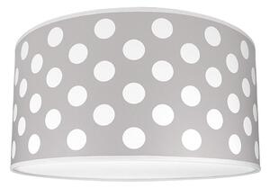 Παιδικό φωτιστικό οροφής DOTS GREY 2xE27/60W/230V γκρι