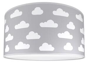 Παιδικό φωτιστικό οροφής CLOUDS GREY 2xE27/60W/230V γκρι