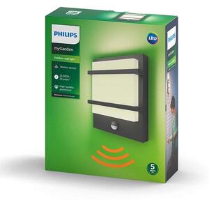 Philips 17395/93/P0 - LED Εξωτερικό επιτοίχιο φωτιστικό PETRONIA LED/12W IP44