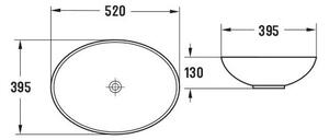 Mexen Iko νιπτήρας επιτραπέζιος 52 x 39 cm, χάλκινος - 22245251