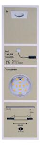 Paulmann 92760 - ΣΕΤ 3xLED/6,8W Χωνευτό φως μπάνιου COIN 230V IP44