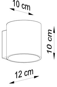 Sollux SL.0211 - Φωτιστικό τοίχου VICI 1xG9/40W/230V Γυαλί/λευκό