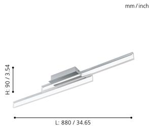 Eglo 97965 - Φως οροφής LED PALMITAL 2xLED/10W/230V IP44