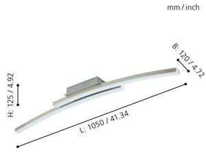 Eglo 97909 - LED RGB Dimming πολύφωτο FRAIOLI-C 2xLED/17W/230V