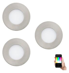 Eglo 32882-ΣΕΤ 3x LED RGB Κρεμαστό φωτιστικό οροφής dimming FUEVA-C 1xLED/3W/230V