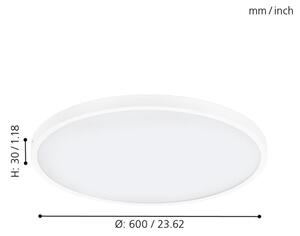 Eglo 97279 - Φως οροφής dimmer LED FUEVA 1 1xLED/27W/230V