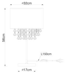 GLOBO 15187T3 - Επιτραπέζια λάμπα AMY 1xE27/60W/230V