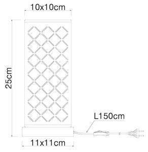 GLOBO 15229T1 - Επιτραπέζια λάμπα CLARKE 1xE14/40W/230V