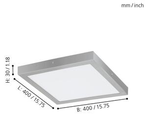 Eglo 97269 - Φως οροφής LED FUEVA 1 1xLED/25W/230V 4000K