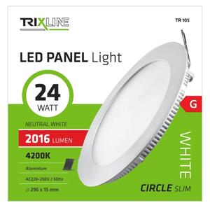 Κρεμαστό φως οροφής LED ROUND LED/24W/230V 4200K