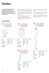 Redo 01-1795 - Led Dimmable κρεμαστό φωτιστικό οροφής TORSION 1xLED/40W/230V