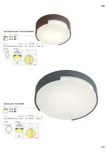 Redo 90004 - Φως οροφής εξωτερικού χώρου LED SKOR LED/12W/230V IP54 καφέ