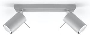 Sollux SL.0450 - Φωτιστικό σποτ οροφής RING 2xGU10/10W/230V