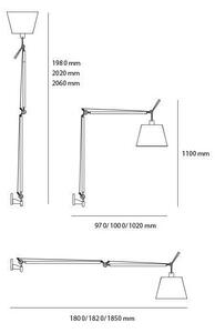 Artemide AR 0564010A+AR 0780030A+AR 0779010A - Επιδαπέδια λάμπα 1xE27/150W/230V