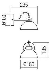 Redo 04-510 - Παιδικό φως τοίχου EOLO 1xE27/42W/230V