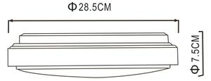 Globo 48408-18 - Φωτιστικό οροφής LED KALLE 1xLED/18W/230V